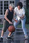 Playing Basketball