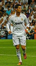 Christiano Rinaldo of Real Madrid