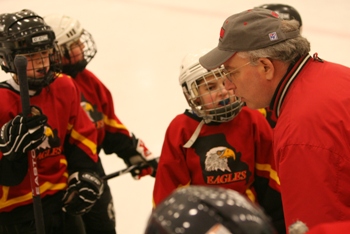 U of Missouri law professor Doug Abrams coaching youth hockey