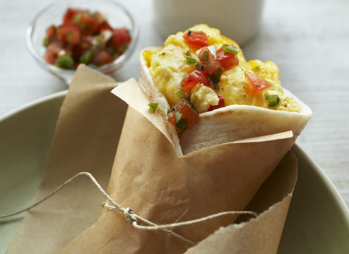 Egg and Cheese Breakfast Burrito