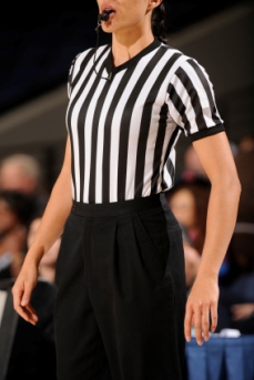 Female basketball referee