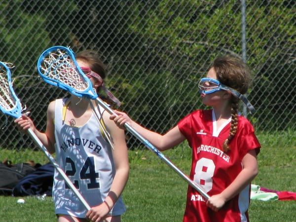 Girl's lacrosse players 