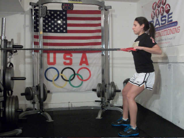 Resistance training by adolescent female athlete