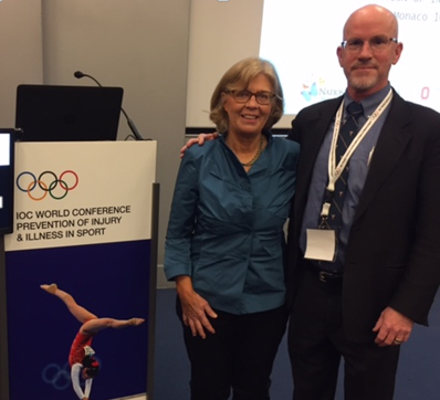 Brooke de Lench and Jim MacDonald at IOC World Conference