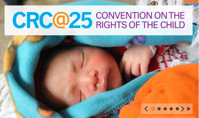 Convention on Rights of the Child @ 25 poster
